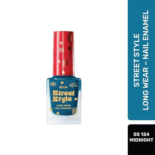 Street Style Long Wear, Quick Drying, Glossy Finish, 7-Free Formula, Nail Enamel, 100% Vegan &amp; Cruelty Free Combo Pack of 6