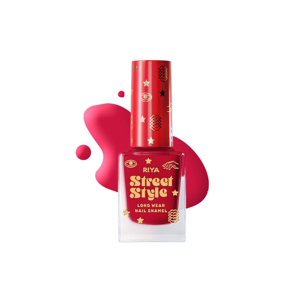 Shade SS 112 Pinkish Red Nail Enamel - Riya Lifestyle