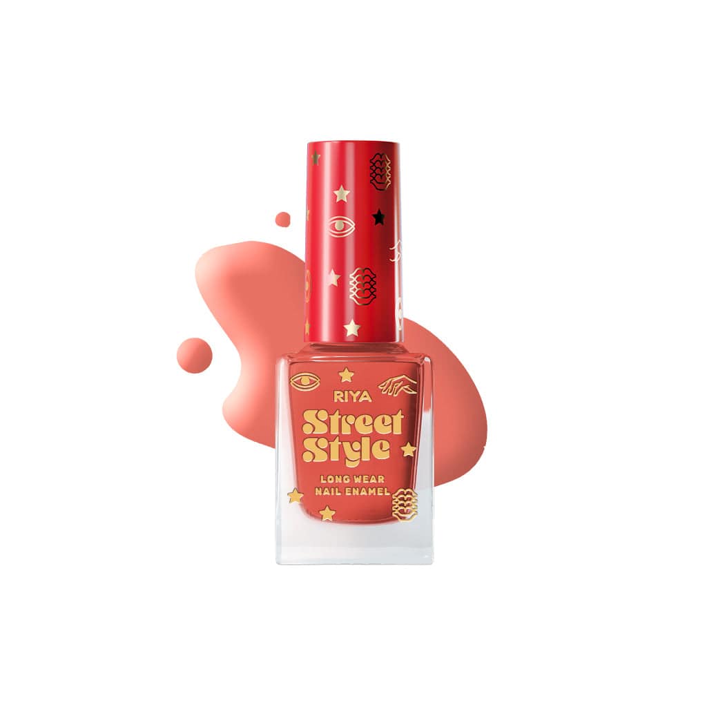 Shade SS 121 Coral Sunseet Nail Enamel - Riya Lifestyle