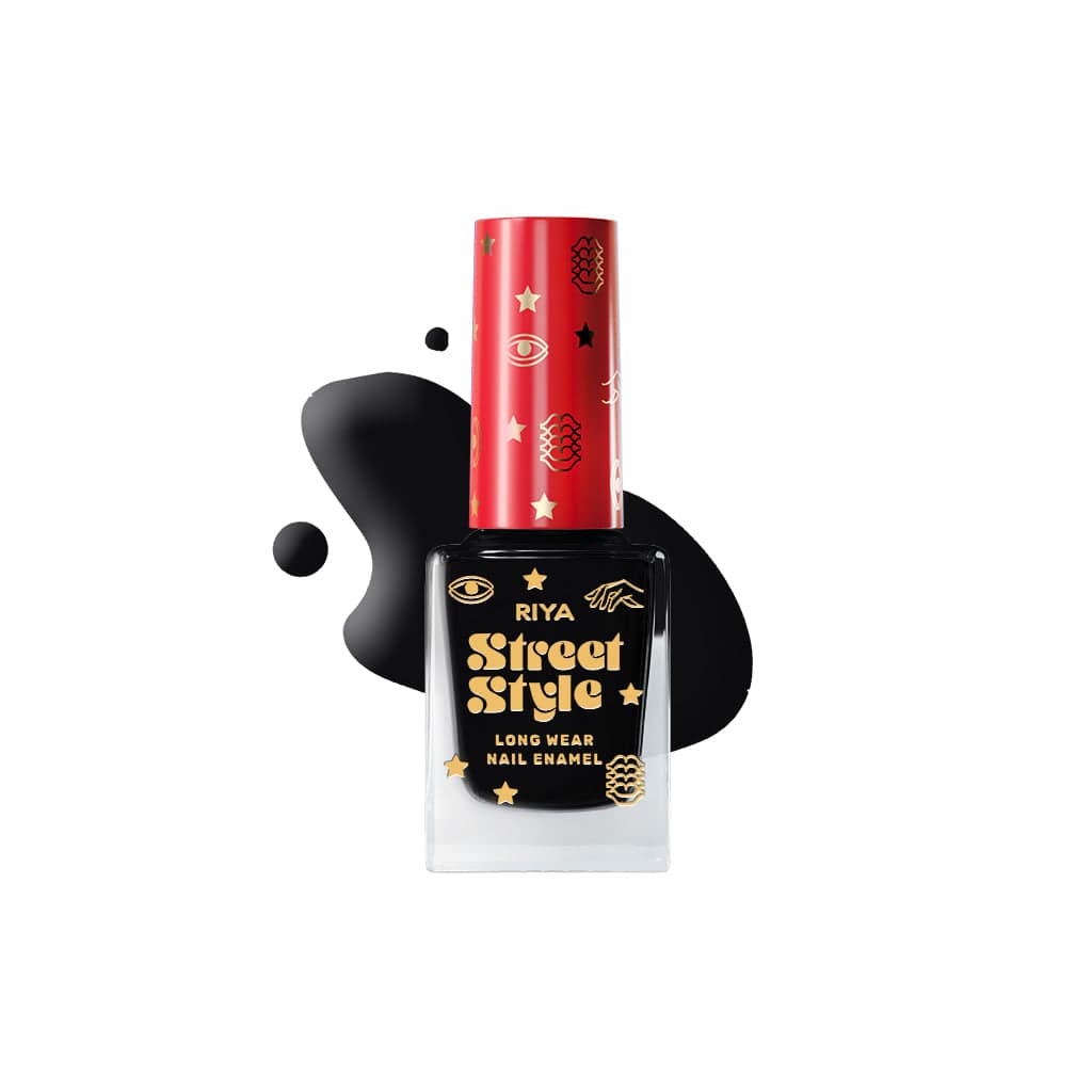 Shade SS 127 My Black Nail Enamel - Riya Lifestyle