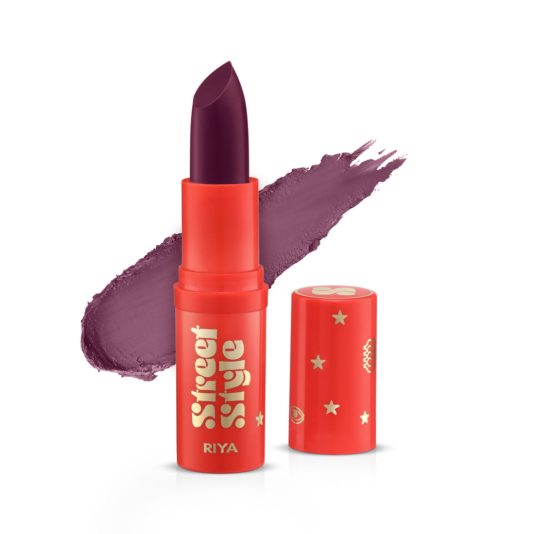 Street Style Creamy Matte Bullet Lipstick Mulberry -  Riya Lifestyle