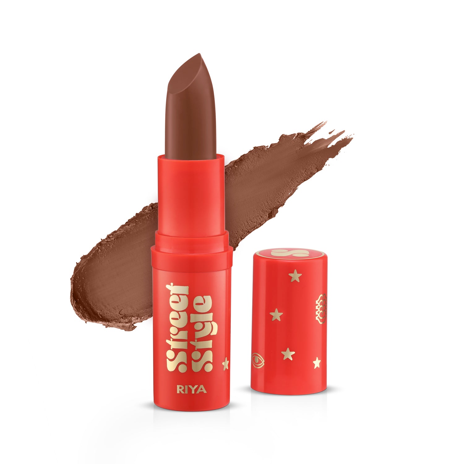 Street Style Creamy Matte Bullet Lipstick Cinnamon - Riya Lifestyle