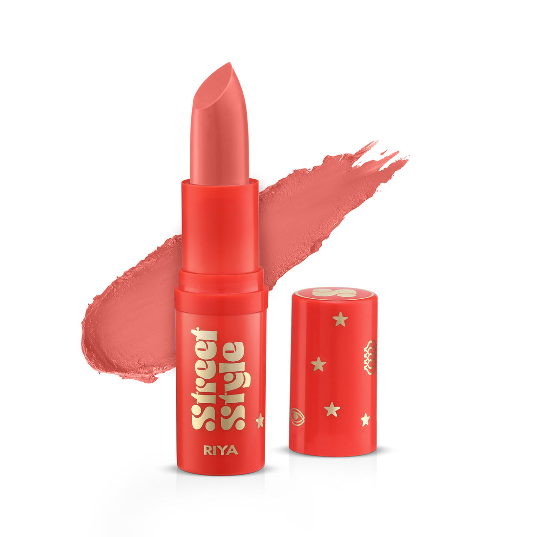 Street Style Creamy Matte Bullet Lipstick Salmon - Riya Lifestyle