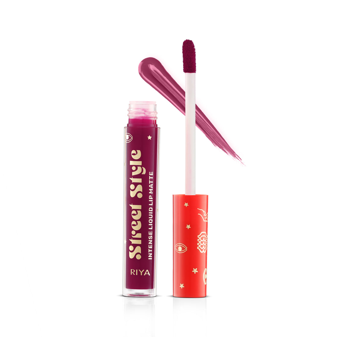 Street Style Intense Liquid Lip Matte Grape Wine - Riya Lifestyle