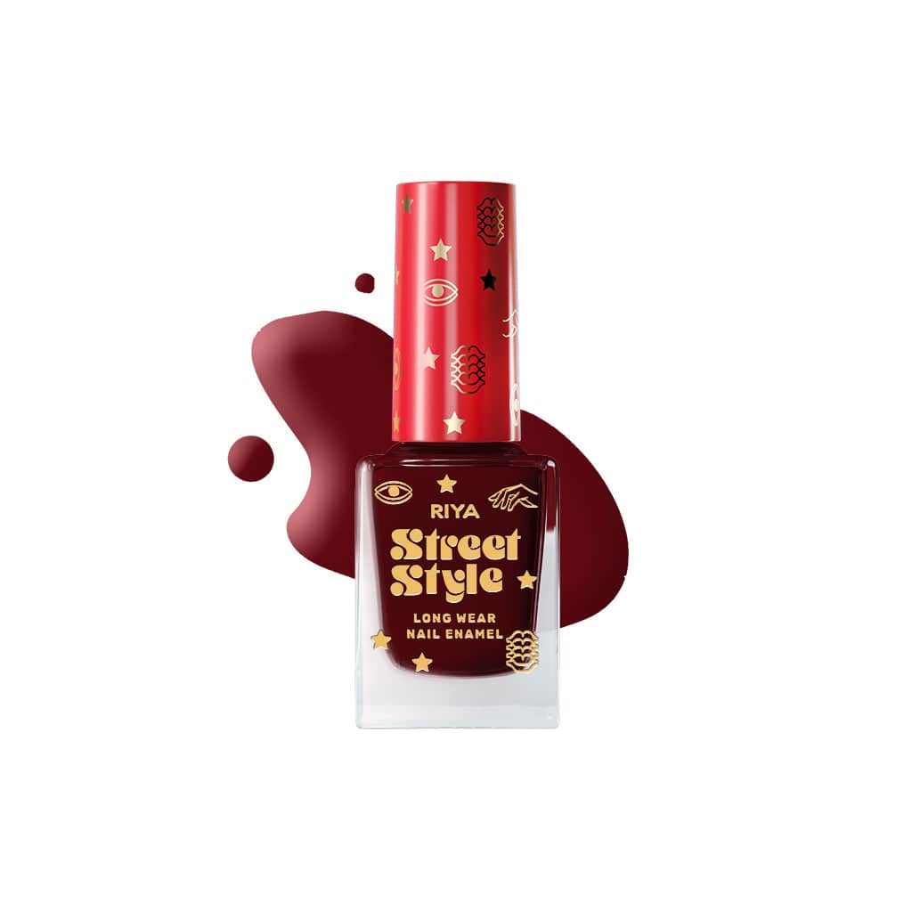 Street Style Long Wear, Quick Drying, Glossy Finish, 7-Free Formula, Nail Enamel, 100% Vegan &amp; Cruelty Free, Shade SS 136, Vibrant Maroon,12 ML Street Style Long Wear, Quick Drying, Glossy Finish, 7-Free Formula, Nail Enamel, 100% Vegan &amp; Cruelty Free, Shade SS 136, Vibrant Maroon,12 ML Street Style Long Wear, Quick Drying, Glossy Finish, 7-Free Formula, Nail Enamel, 100% Vegan &amp; Cruelty Free, Shade SS 136, Vibrant Maroon,12 ML 