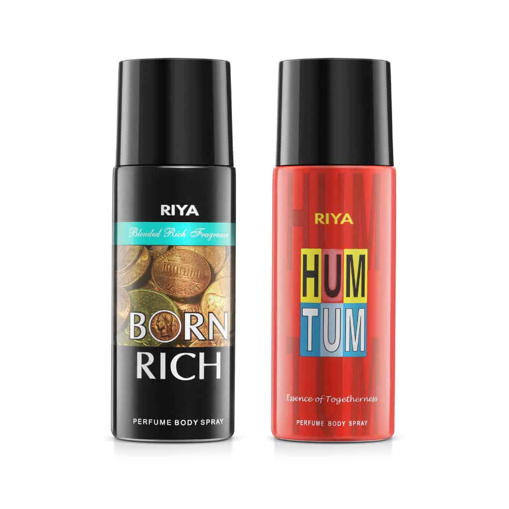 Born Rich &amp; Melody Orchestra Pack of 2 Unisex Deodorants - Riya Lifestyle