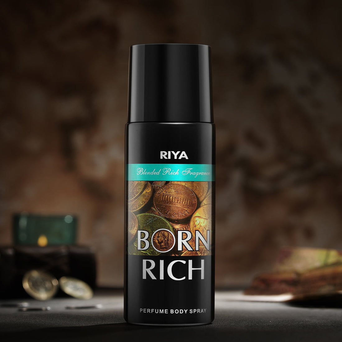 Riya Born Rich And Melody Orchestra Body Spray Deodorant For Unisex Pack Of 2 150 Ml Each