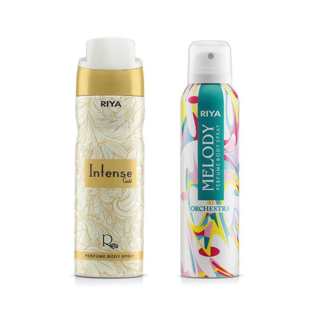Intense Gold Pack of 2 Unisex Deodorants - Riya Lifestyle