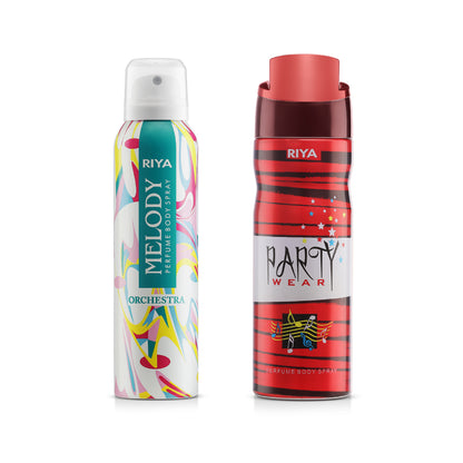 Melody Orchestra &amp; Party Wear Pack of 2 Women Deodorants - Riya Lifestyle